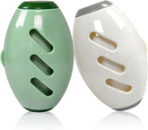 Reusable gel lint roller removing pet hair from a sofa