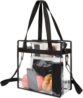 Clear Stadium Bag 12x6x12 – NFL & Concert Approved Clear Tote Bag for Women