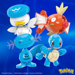 MEGA Pokémon Building Toy Set — Water-Type Trainer Team, 79 Pieces for Kids