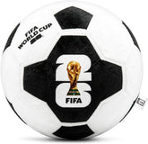 FIFA World Cup 2026 Soccer Ball Plush Pillow – Officially Licensed | 30cm Soft Stuffed Toy with Trophy & Country Flag Design