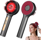 Electric waterproof scalp massager comb with silicone bristles