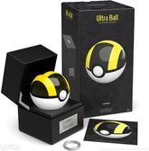Officially licensed Pokémon Poké Ball replica – light-up metal collectible with illuminated display case