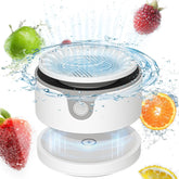 White fruit and vegetable washing machine with titanium electrolysis purification technology for removing pesticides from fresh produce