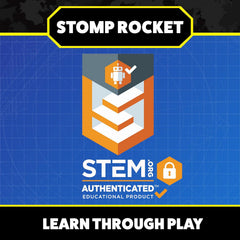 Stomp Rocket Launcher for Kids – 3 NASA Foam Rockets, STEM Outdoor Toy