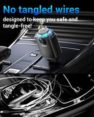 5-in-1 Retractable Car Charger 69W Fast Charging with Starlight & Aromatherapy