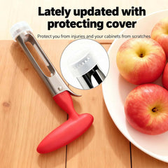 Apple Corer – Stainless Steel Serrated Blade, Ergonomic Grip, Rust-Proof & Dishwasher Safe