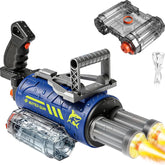Electric automatic water gun with LED lights shooting long range – summer outdoor pool toy for kids