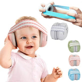 Baby noise reduction earmuffs for toddlers ages 3 to 6 with soft sound insulation lining