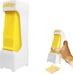 One-press stainless steel butter slicer cutting thin even butter slices