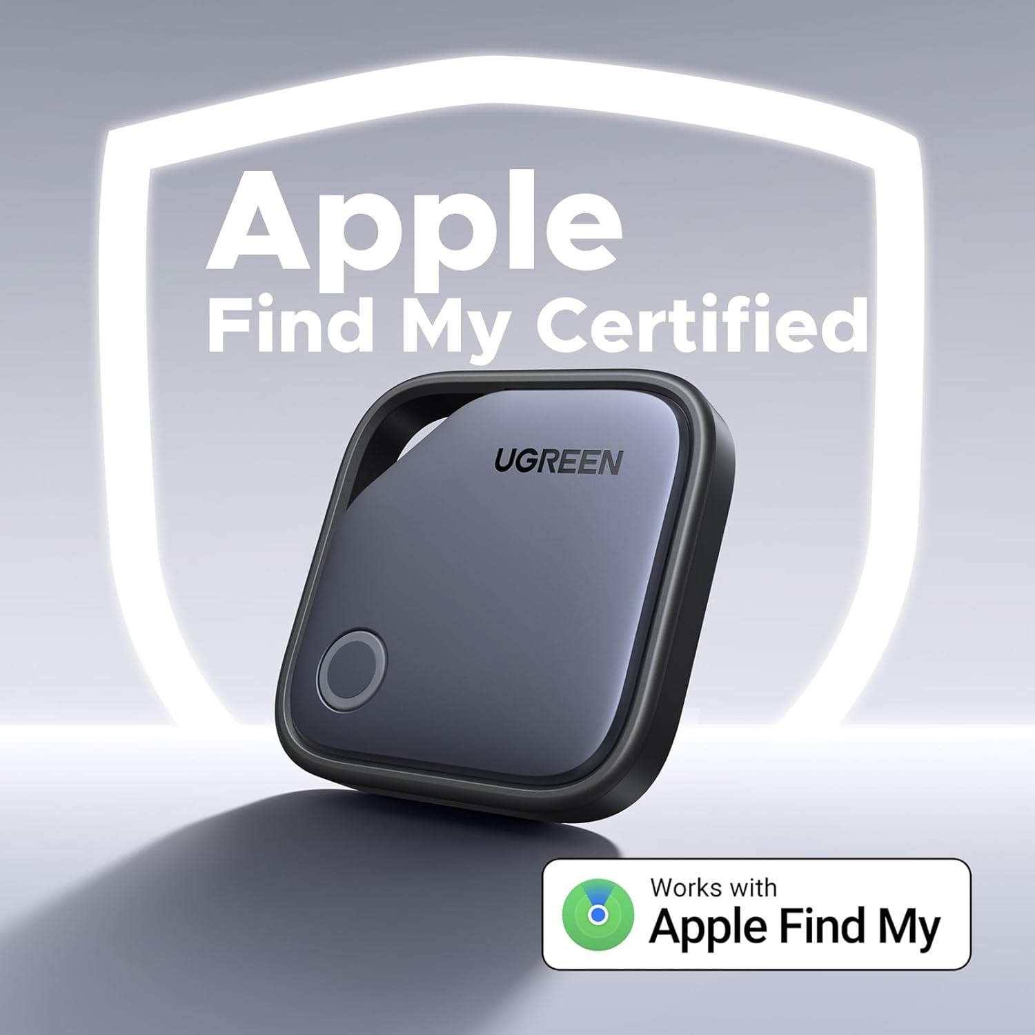 UGREEN FineTrack Air Tracker - Bluetooth Item Finder for Apple Find My, Smart Tag for Keys & Luggage (iOS)