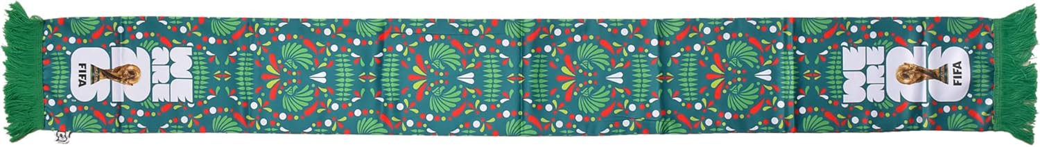 Mexico Flag Soccer Scarf – Soft Lightweight Football Fan Scarf for Men & Women, World Cup Match Day Gift