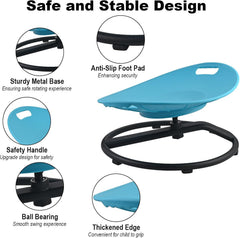 Kids Sensory Spinning Chair – 360° Swivel Seat for Children Ages 3-7 | Autism ADHD Sensory Toy | Supports up to 330 lbs