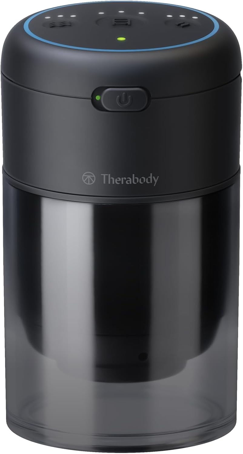 Therabody TheraCup smart cupping therapy device with ThermaVibration for muscle tension relief in back, shoulders and legs