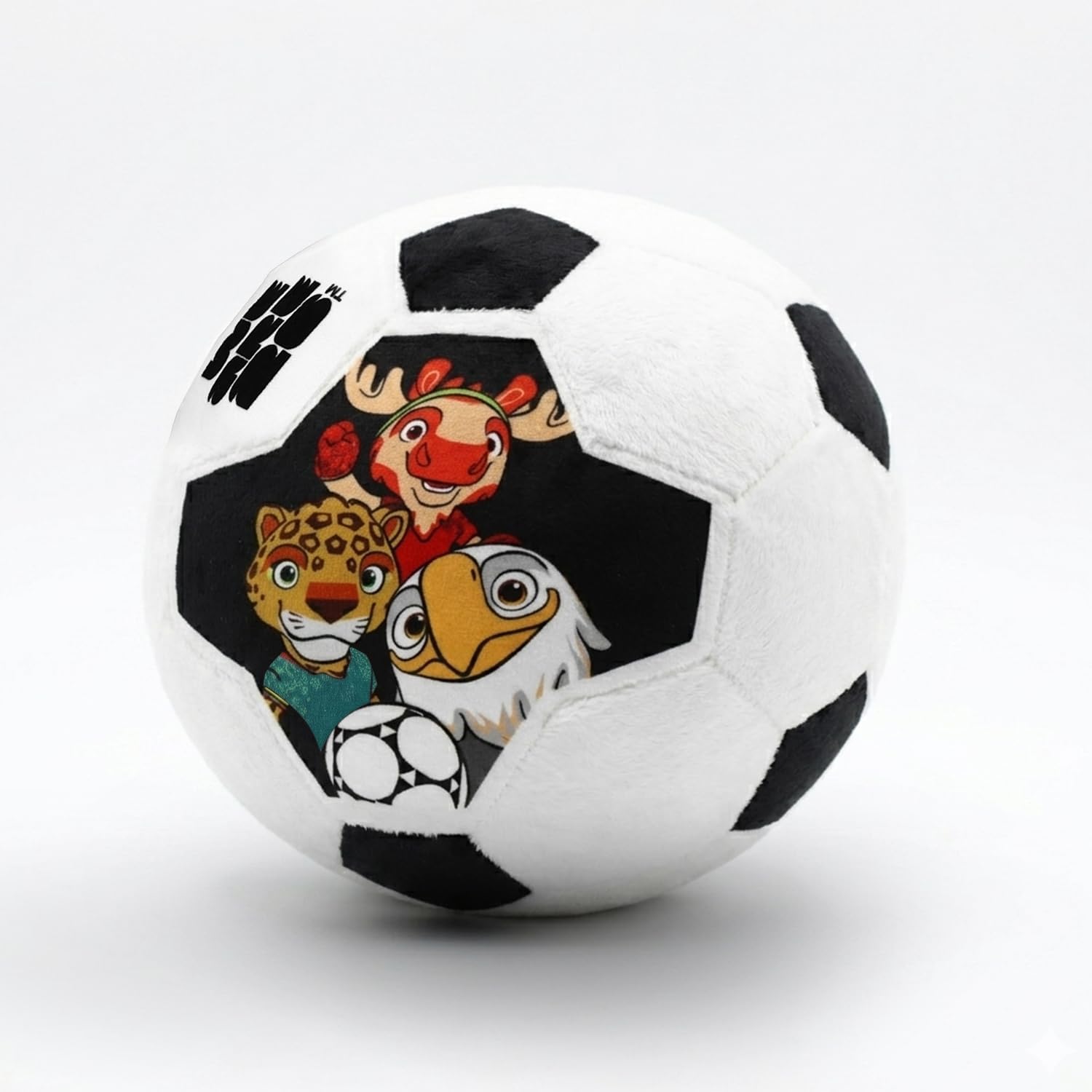 FIFA World Cup 2026 Soccer Ball Plush Pillow – Officially Licensed | 30cm Soft Stuffed Toy with Trophy & Country Flag Design