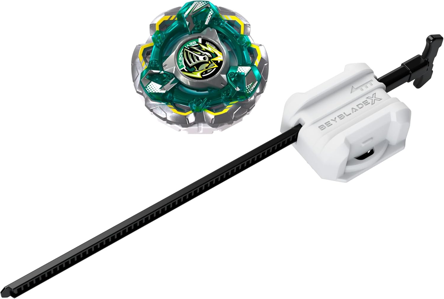 Beyblade X Fortress Knight GV 8-70UN Starter Pack - Takara Tomy Defense Type Top & Launcher, Ages 8+