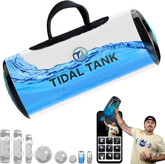Tidal Tank 12 lbs water-filled weight for advanced instability and full body strength training
