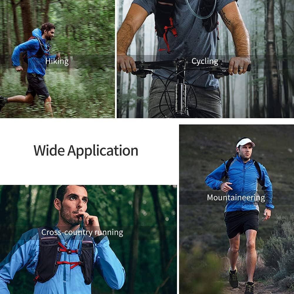 Mdvora Hydration Bladder 1.5L-3L - Large Opening Water Reservoir Bag for Cycling, Hiking & Camping