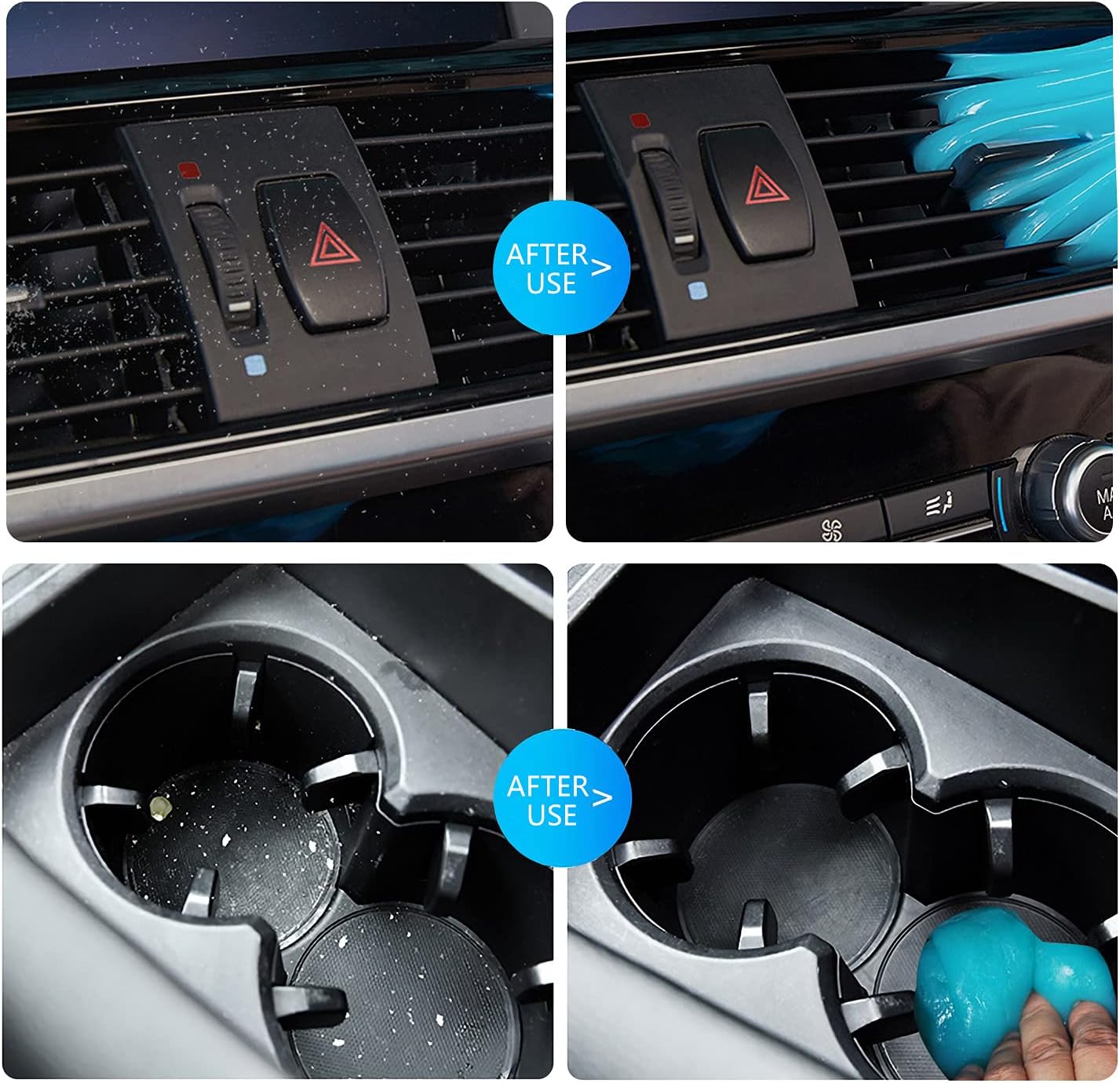 Car Cleaning Gel Putty Slime – Auto Interior Detailing Tool for Vents, Keyboard & Crevice Dust Cleaner