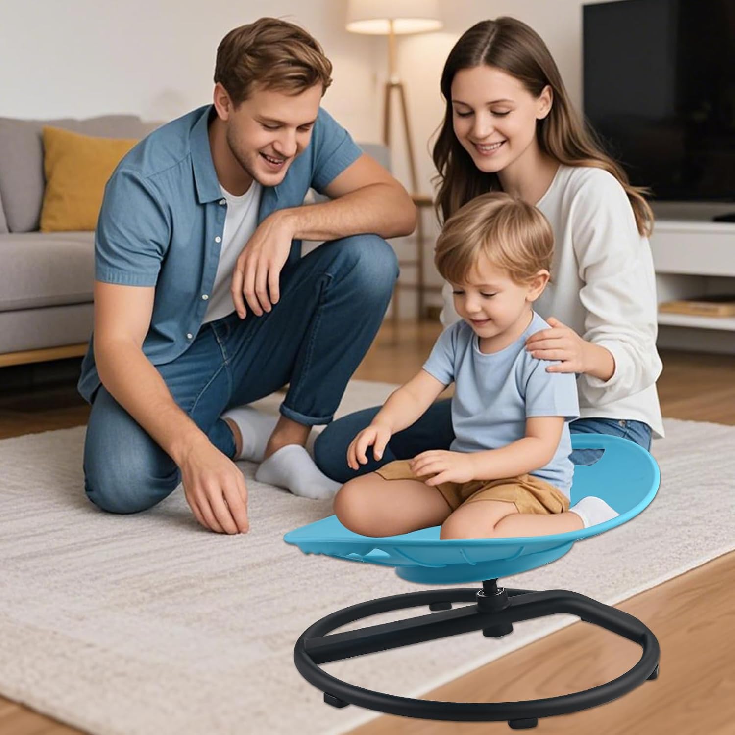 Kids Sensory Spinning Chair – 360° Swivel Seat for Children Ages 3-7 | Autism ADHD Sensory Toy | Supports up to 330 lbs