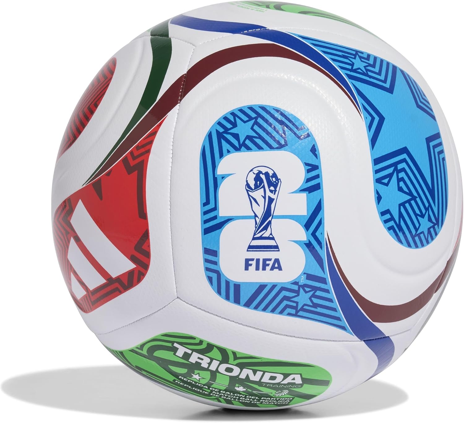 adidas FIFA World Cup 26 Trionda Host Nation League soccer ball with official 2026 World Cup design