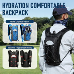 Hydration Backpack with 2L Water Bladder - Lightweight Running & Hiking Pack, Adjustable Fit for Men & Women
