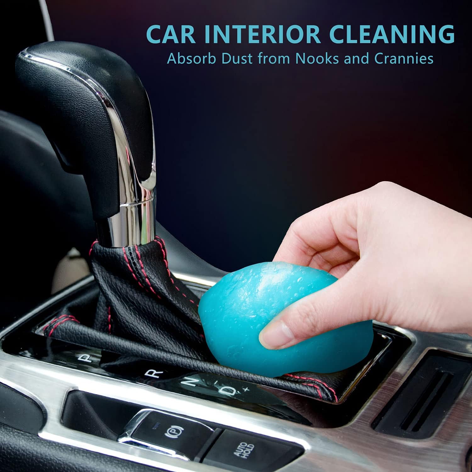 Car Cleaning Gel Putty Slime – Auto Interior Detailing Tool for Vents, Keyboard & Crevice Dust Cleaner
