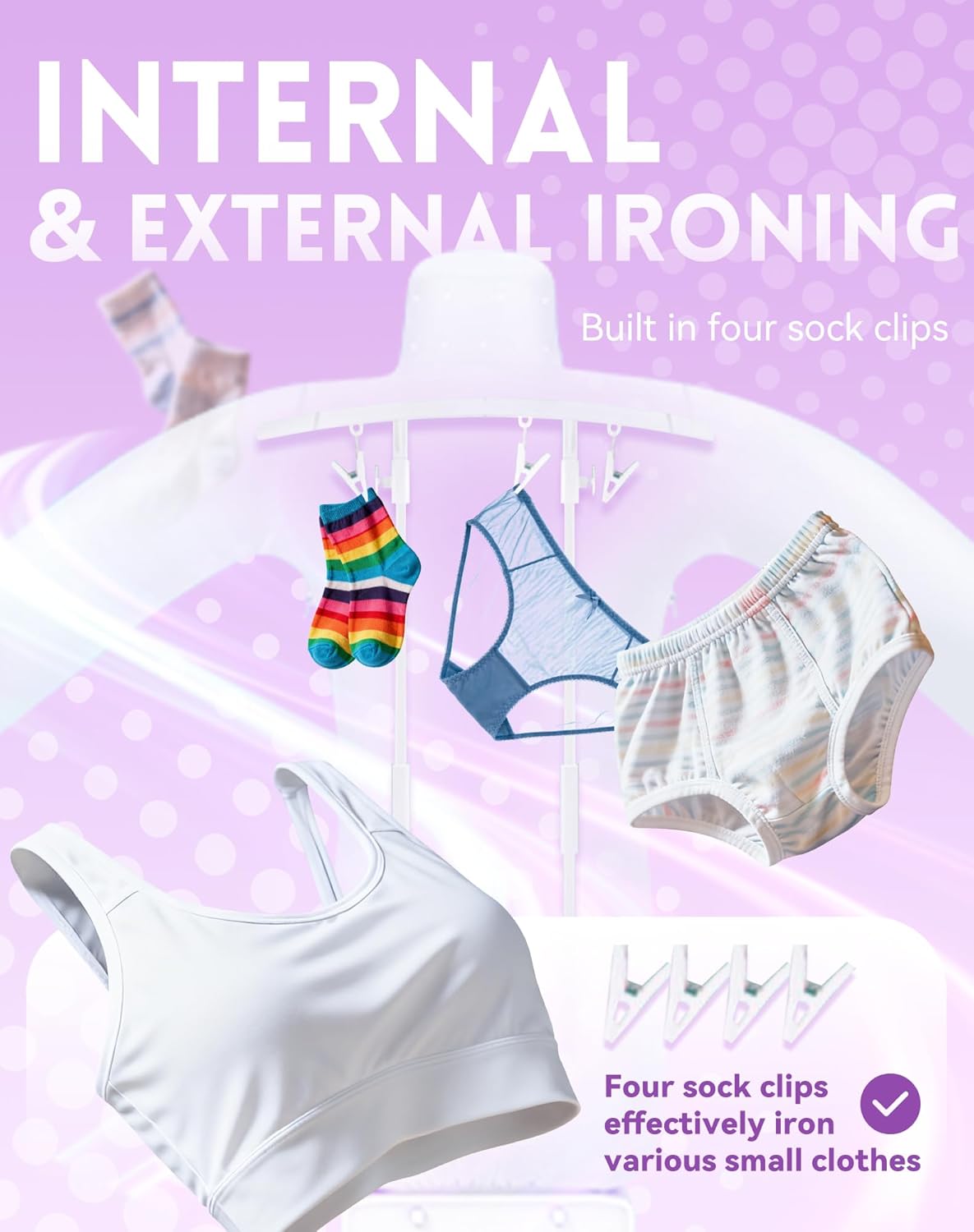 Automatic Ironing Machine & Clothes Steamer - Smart Wrinkle-Free Home Ironing Station for Shirts, Pants, & Shoes
