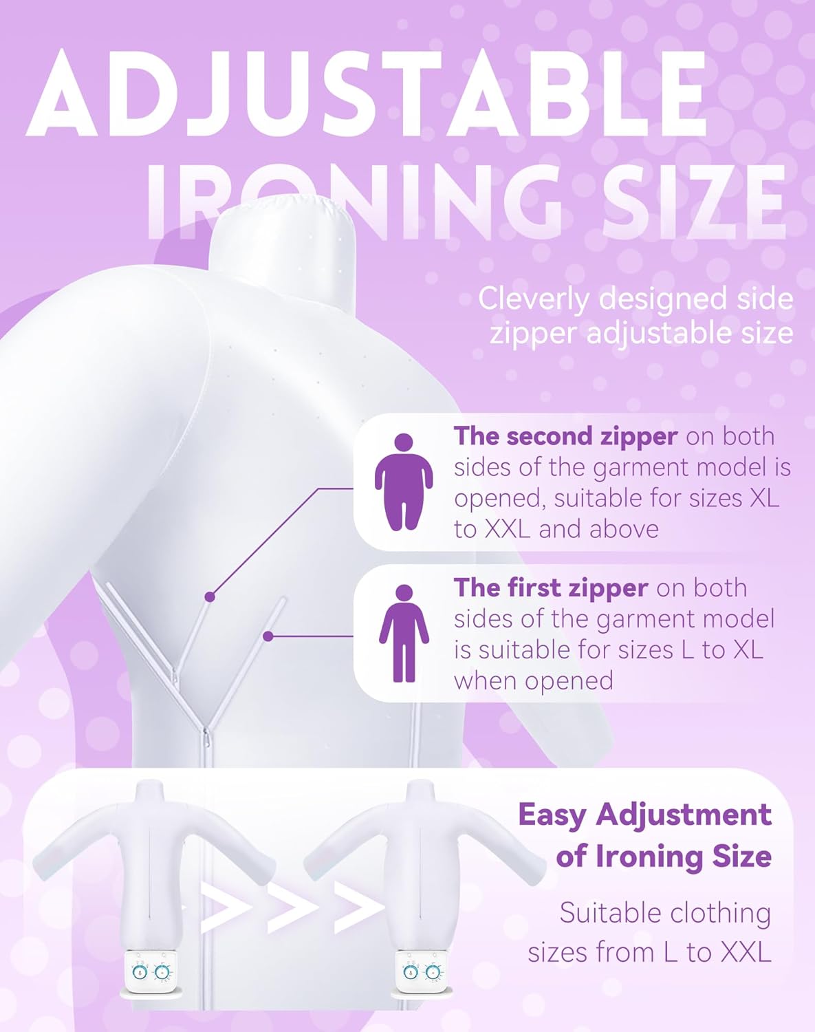Automatic Ironing Machine & Clothes Steamer - Smart Wrinkle-Free Home Ironing Station for Shirts, Pants, & Shoes