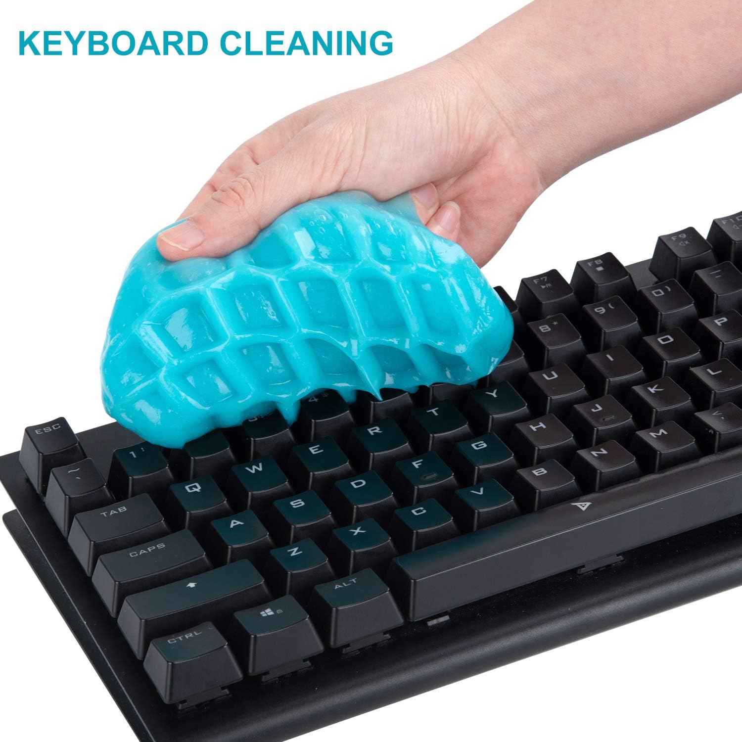 Car Cleaning Gel Putty Slime – Auto Interior Detailing Tool for Vents, Keyboard & Crevice Dust Cleaner