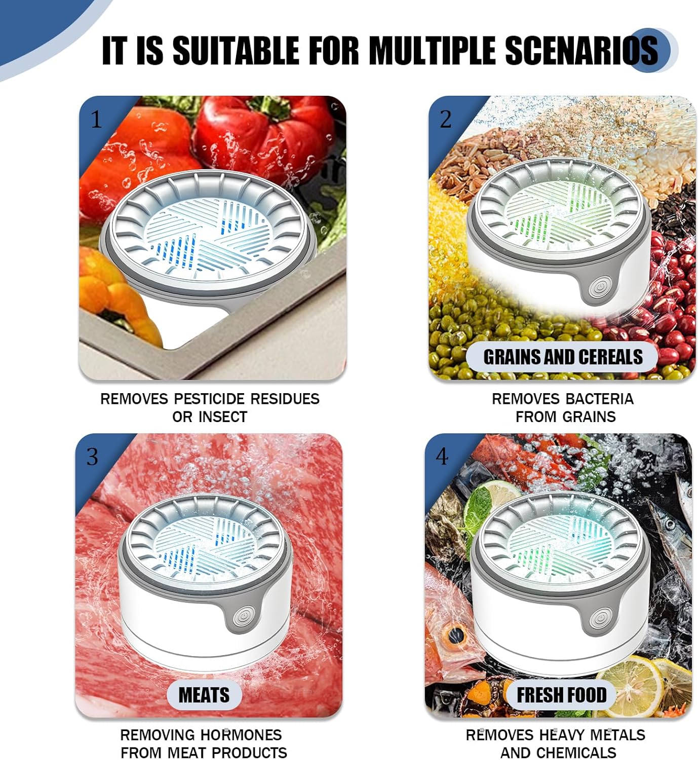 Fruit & Vegetable Washing Machine | Titanium Electrolysis Purifier