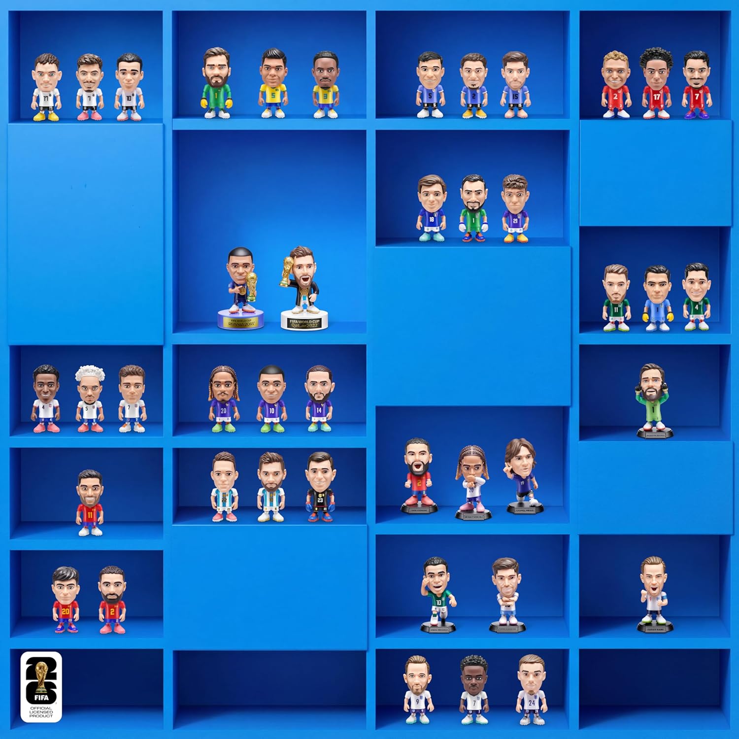 ZURU Ballers Series 1 FIFA World Cup 2026 - 2 Pack Surprise Unboxing Soccer Collectible Toy, Ages 3+