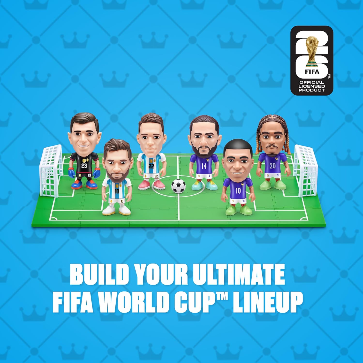ZURU Ballers Series 1 FIFA World Cup 2026 - 2 Pack Surprise Unboxing Soccer Collectible Toy, Ages 3+