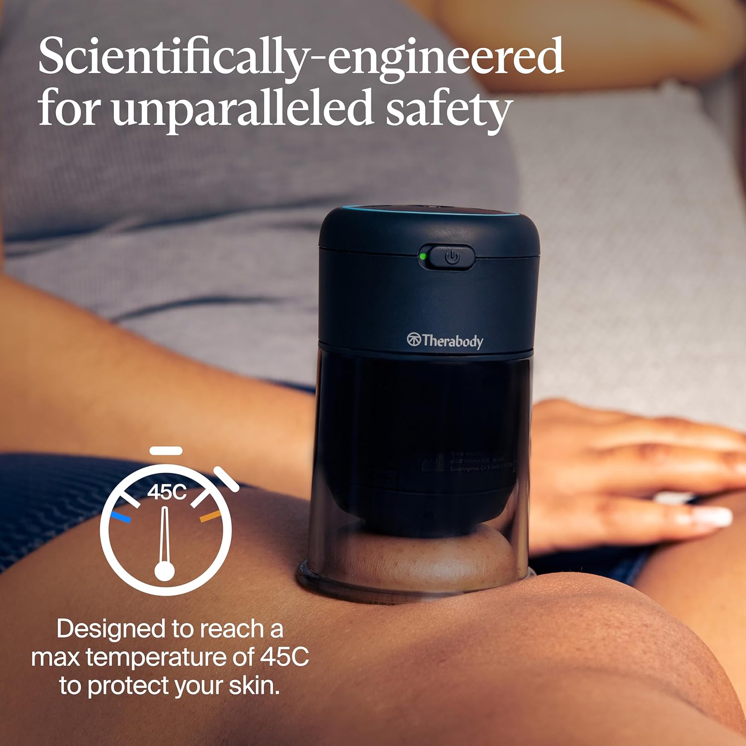 Therabody TheraCup - Smart Cupping Therapy Device for Muscle Tension Relief & Circulation, Back, Shoulders & Legs