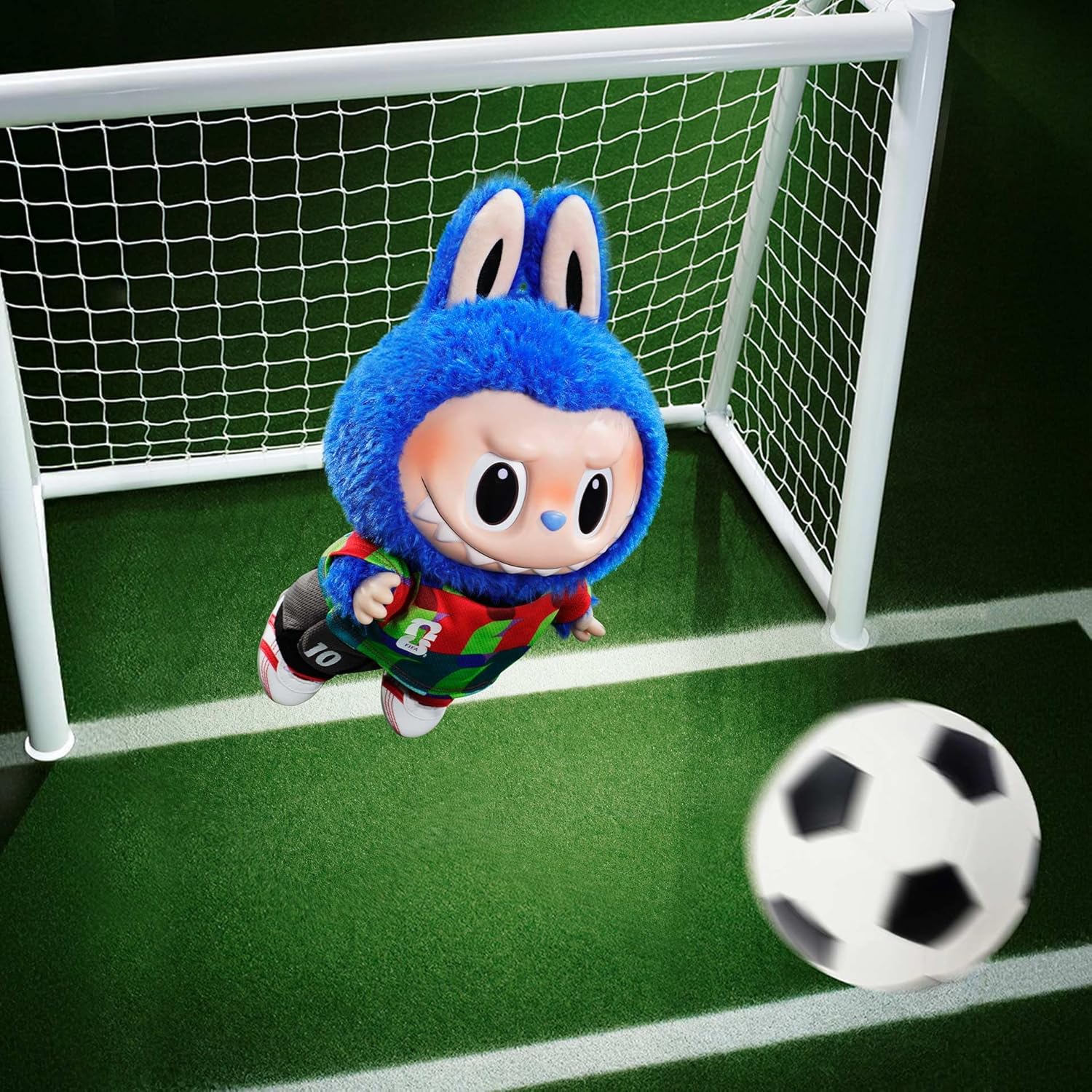 LABUBU Football Trophy Collectible Figure | 14.96" PVC Toy | Kids & Collector Gift
