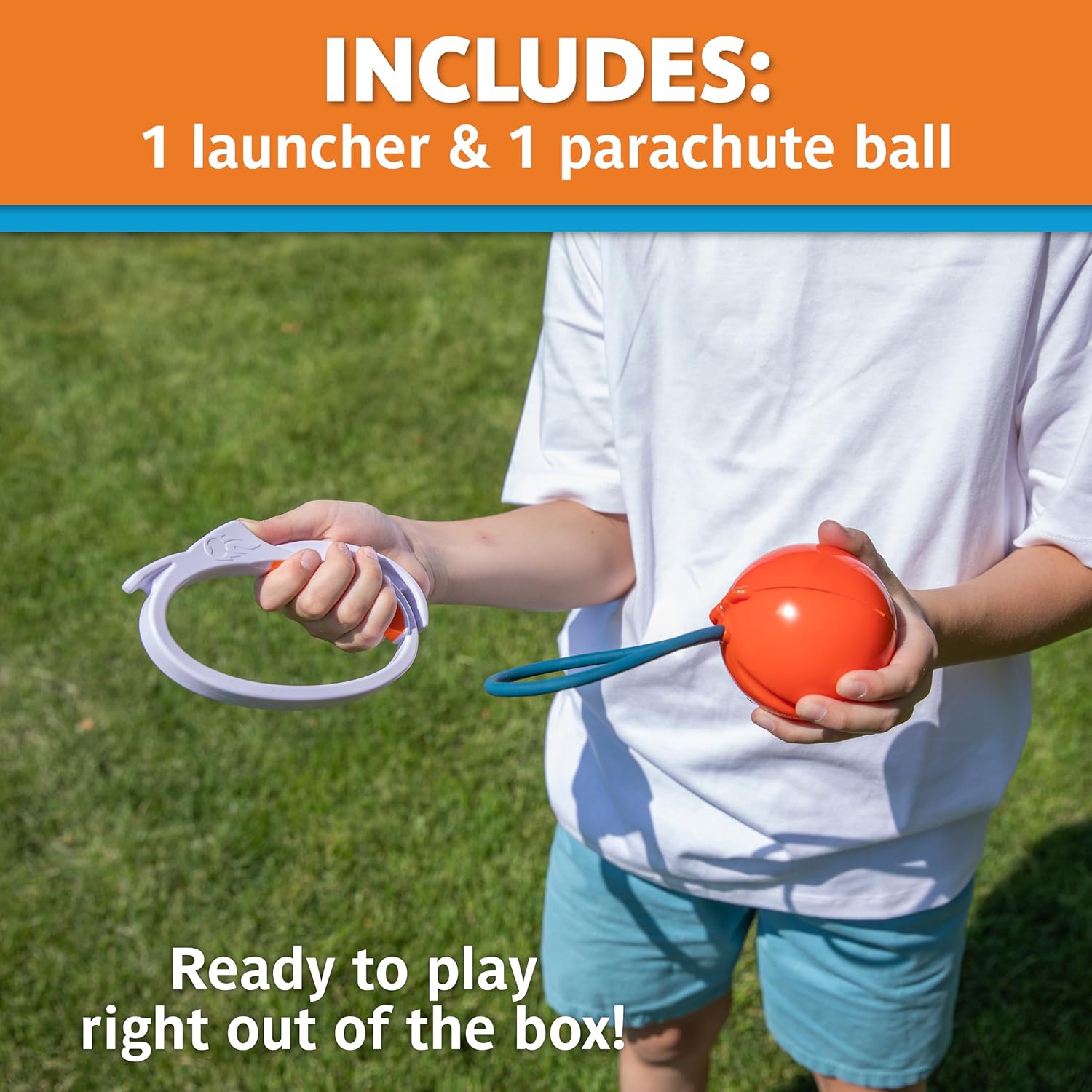 Djubi Parashoot – Slingshot Flying Parachute Outdoor Game for Kids