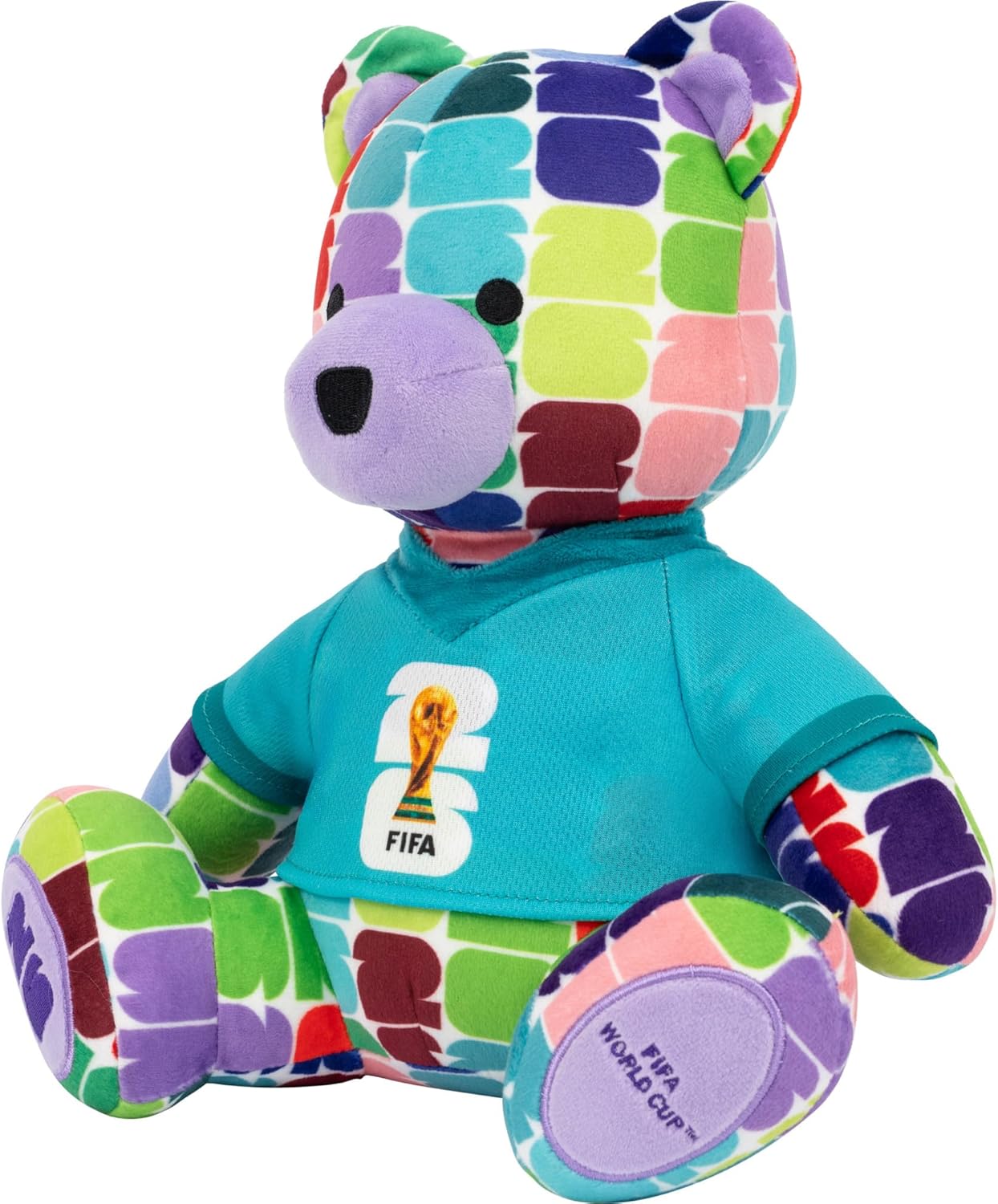 FIFA World Cup 2026 Teddy Bear – Officially Licensed Plush Collectible with Teal Jersey | Soft Stuffed Animal for Kids & Fans