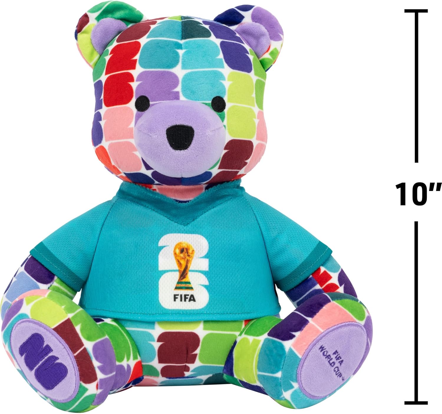 FIFA World Cup 2026 Teddy Bear – Officially Licensed Plush Collectible with Teal Jersey | Soft Stuffed Animal for Kids & Fans
