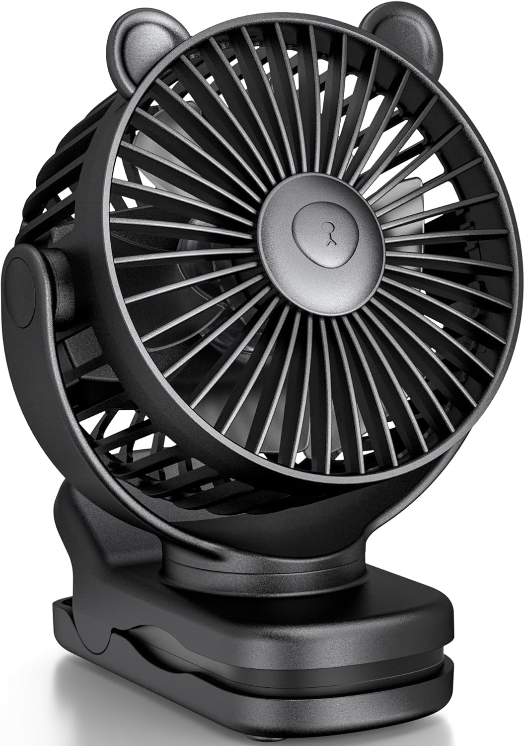 3-in-1 Portable Clip Fan – Rechargeable 2000mAh Desk & Hanging Fan with 360° Rotation | 8H Runtime 3 Speed Settings