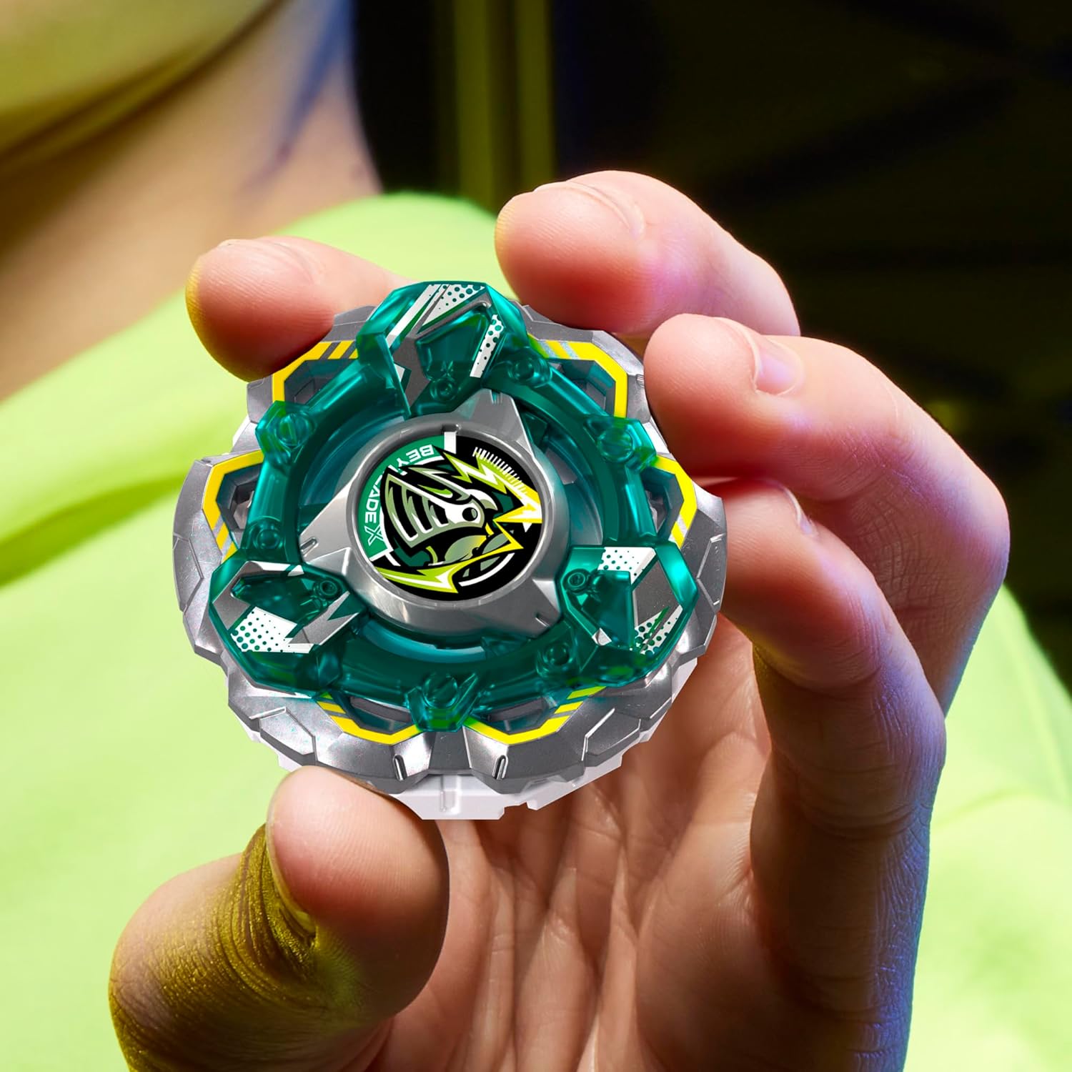 Beyblade X Fortress Knight GV 8-70UN Starter Pack - Takara Tomy Defense Type Top & Launcher, Ages 8+