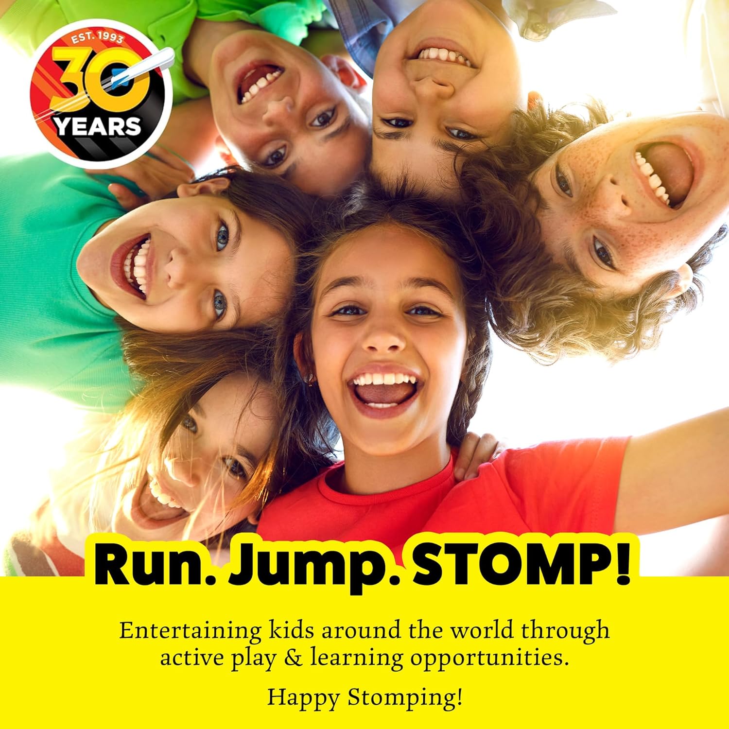 Stomp Rocket Launcher for Kids – 3 NASA Foam Rockets, STEM Outdoor Toy