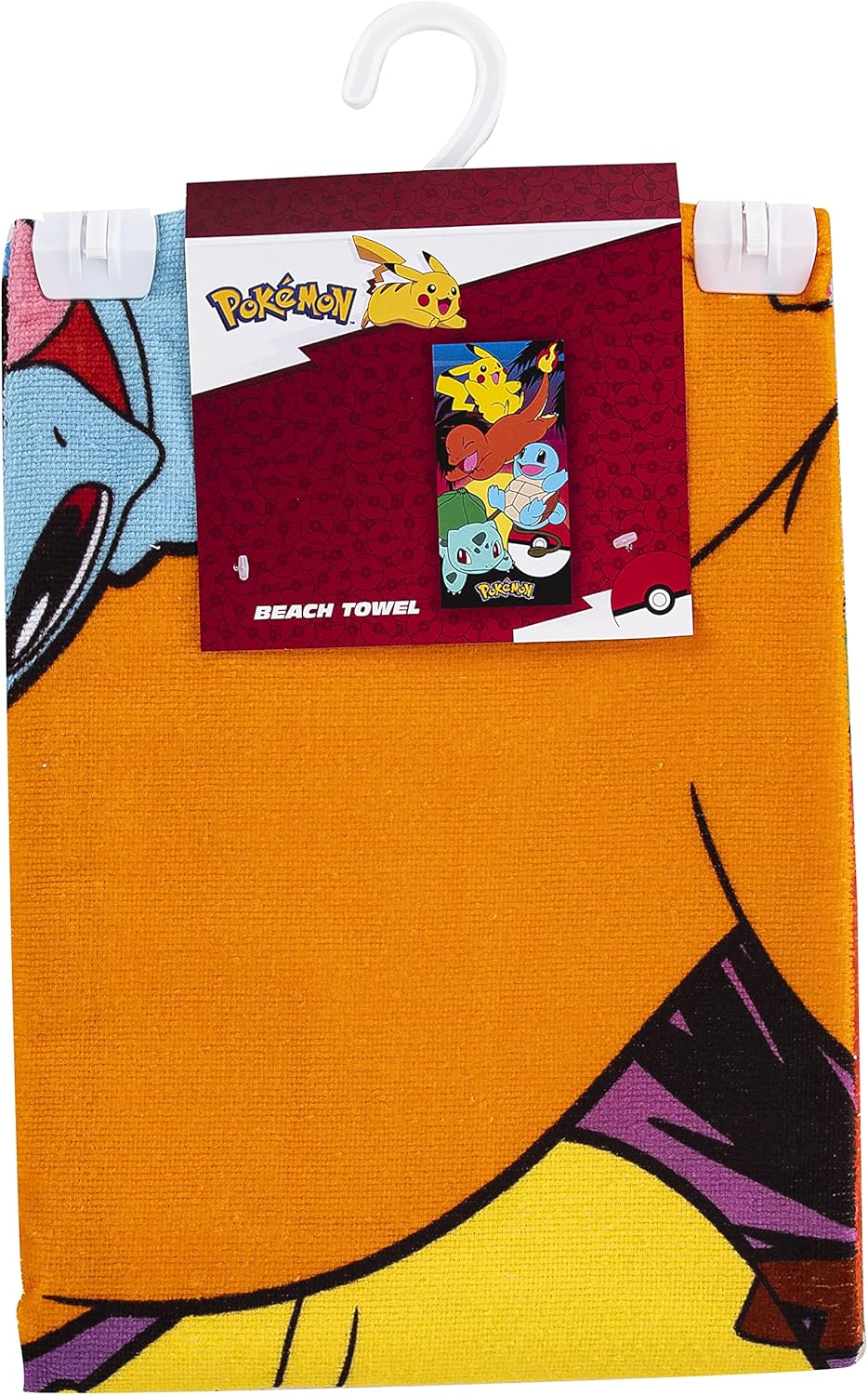 Soft Cotton Blend Beach Towel – 30" x 60", Fun Design for Kids & Fans