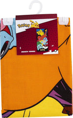 Soft Cotton Blend Beach Towel – 30" x 60", Fun Design for Kids & Fans