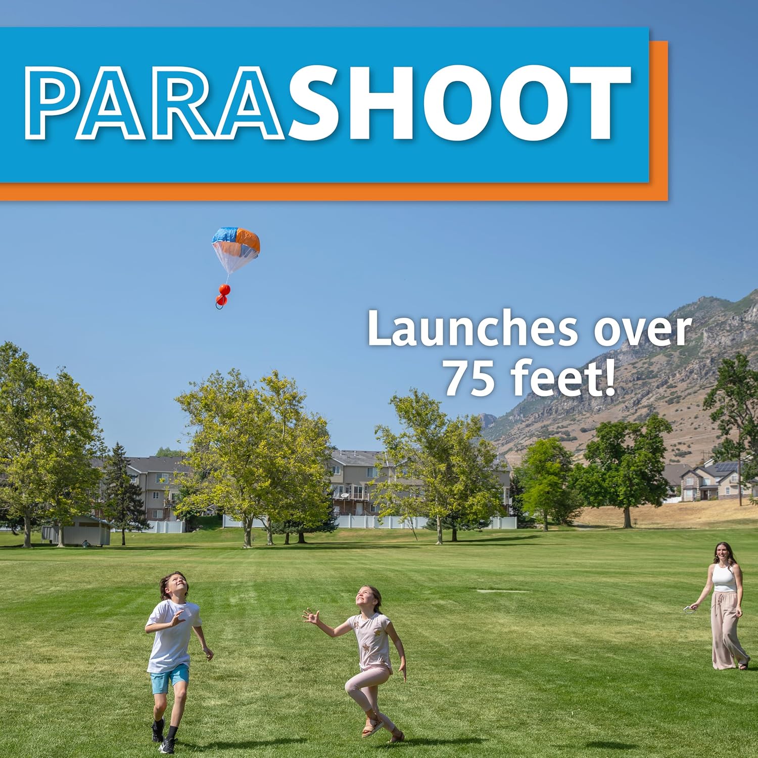 Djubi Parashoot – Slingshot Flying Parachute Outdoor Game for Kids