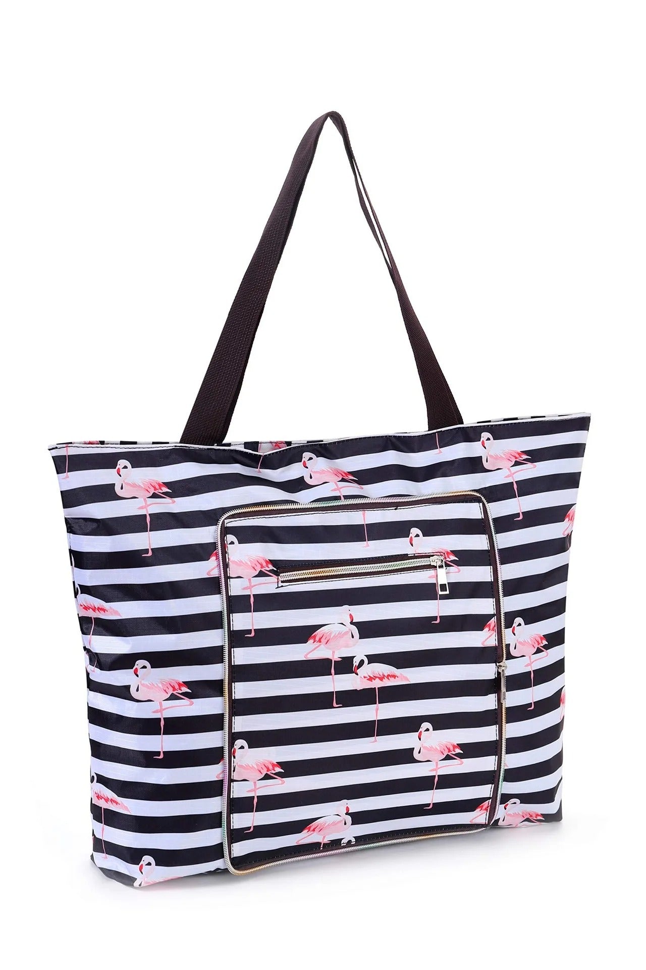 Foldable Waterproof Beach Bag – Large 2-in-1 Canvas Tote