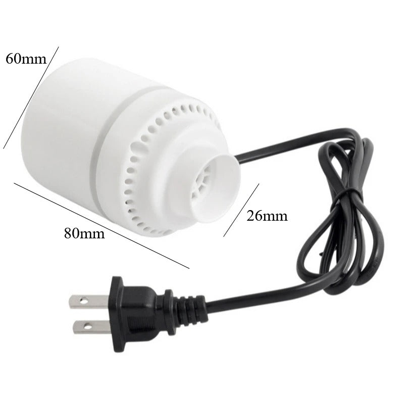 Electric Vacuum Pump for Vacuum Storage Bags – Portable 4.0 kPa Air Pump | Saves 80% Space for Travel & Home Storage