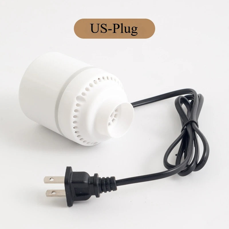 Electric Vacuum Pump for Vacuum Storage Bags – Portable 4.0 kPa Air Pump | Saves 80% Space for Travel & Home Storage