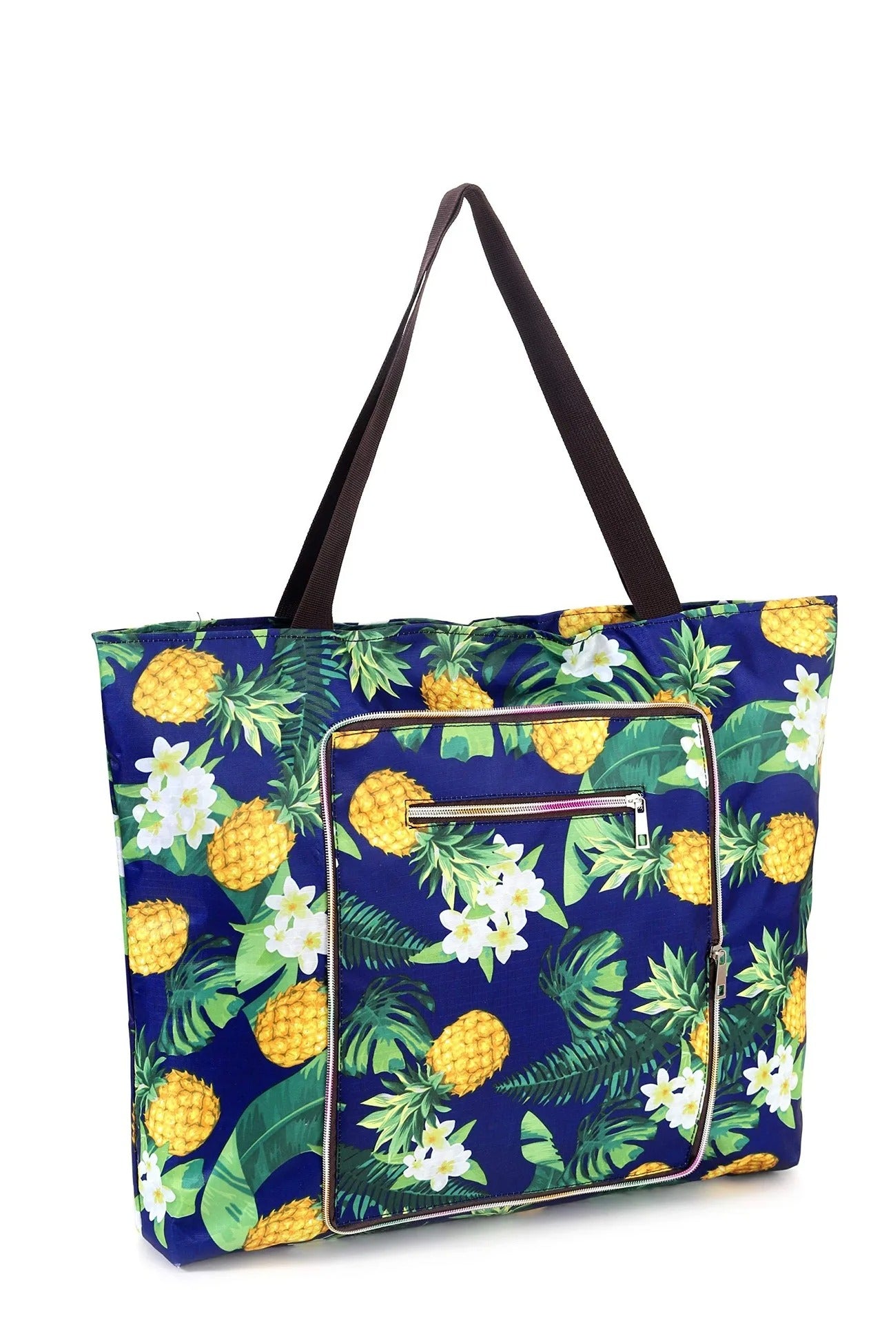 Foldable Waterproof Beach Bag – Large 2-in-1 Canvas Tote