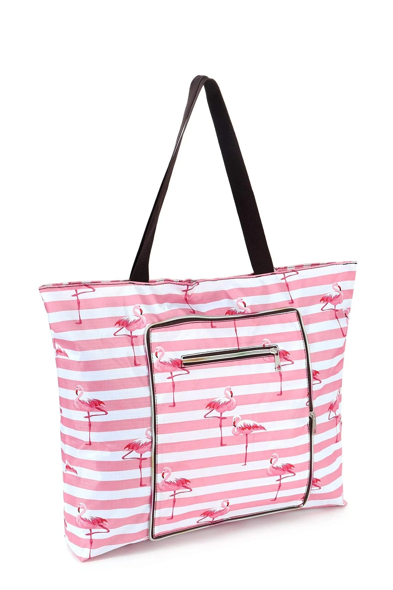 Foldable Waterproof Beach Bag – Large 2-in-1 Canvas Tote